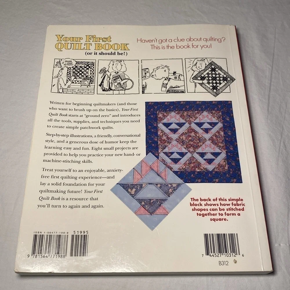 Carol Doak Beginner Starter Quilt Hobby Guide Reference Book EUC